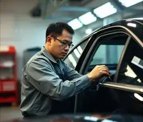職人の作業